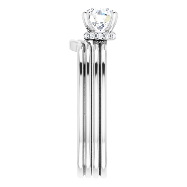Accented Engagement Ring