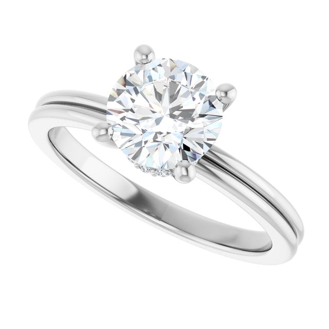 Accented Engagement Ring