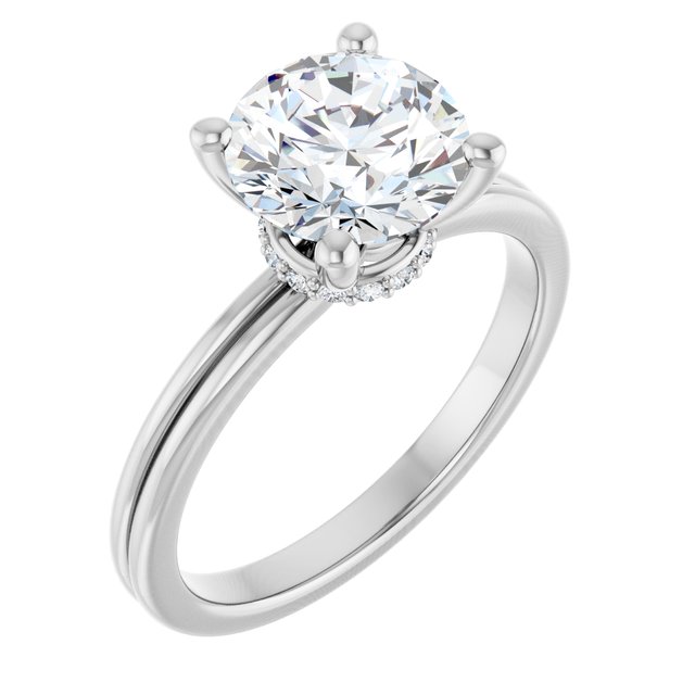 Accented Engagement Ring