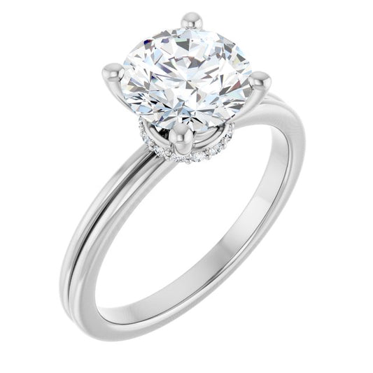 Accented Engagement Ring