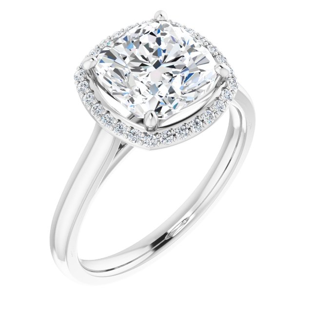 Halo-Style Engagement Ring