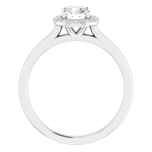Halo-Style Engagement Ring