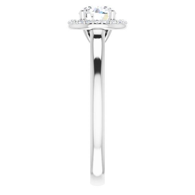 Halo-Style Engagement Ring