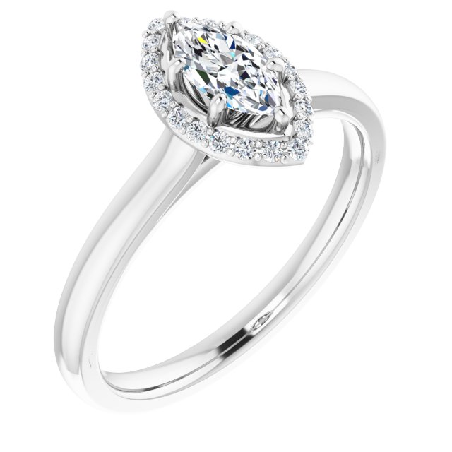 Halo-Style Engagement Ring