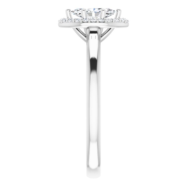 Halo-Style Engagement Ring