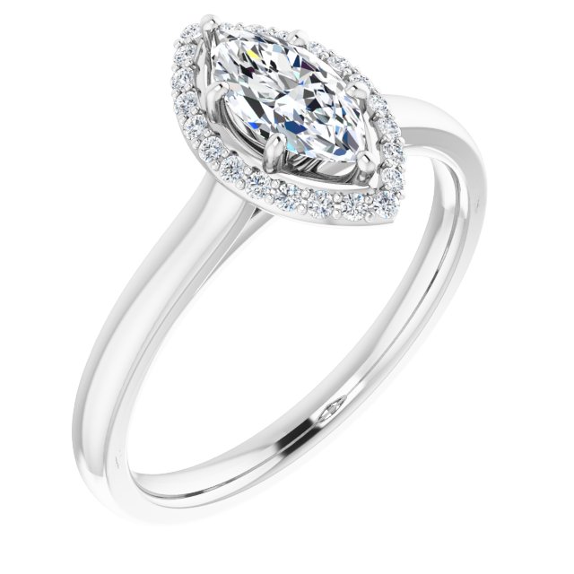Halo-Style Engagement Ring