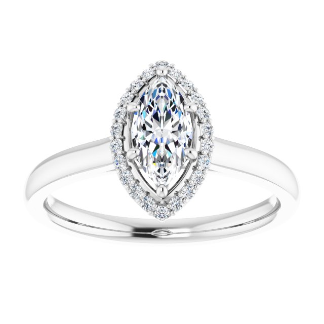 Halo-Style Engagement Ring