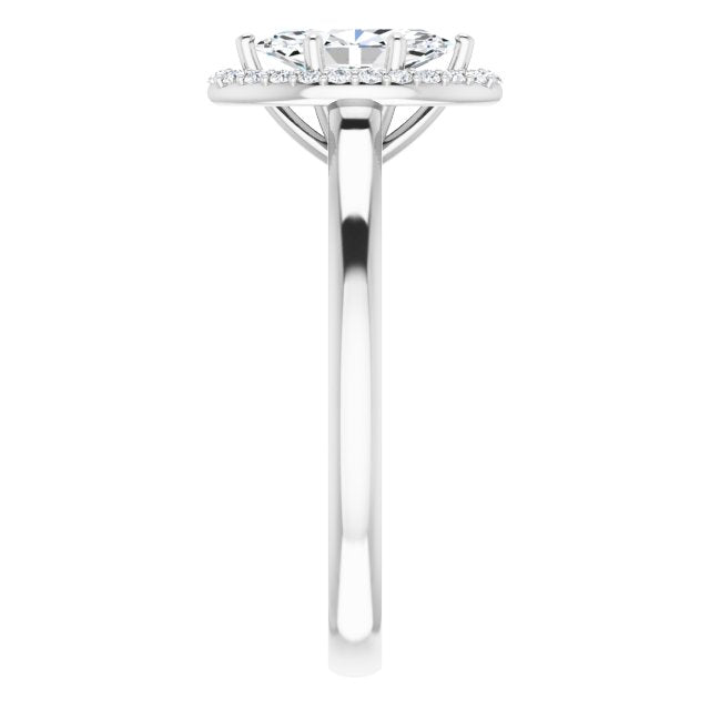 Halo-Style Engagement Ring