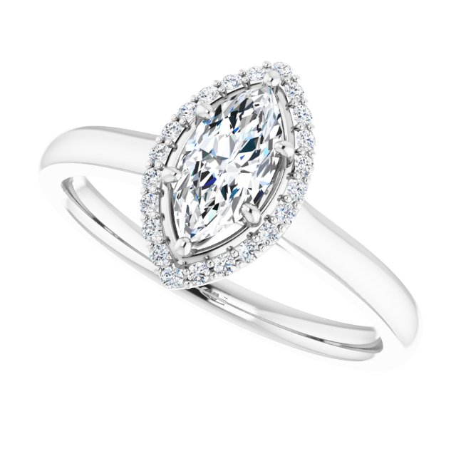 Halo-Style Engagement Ring