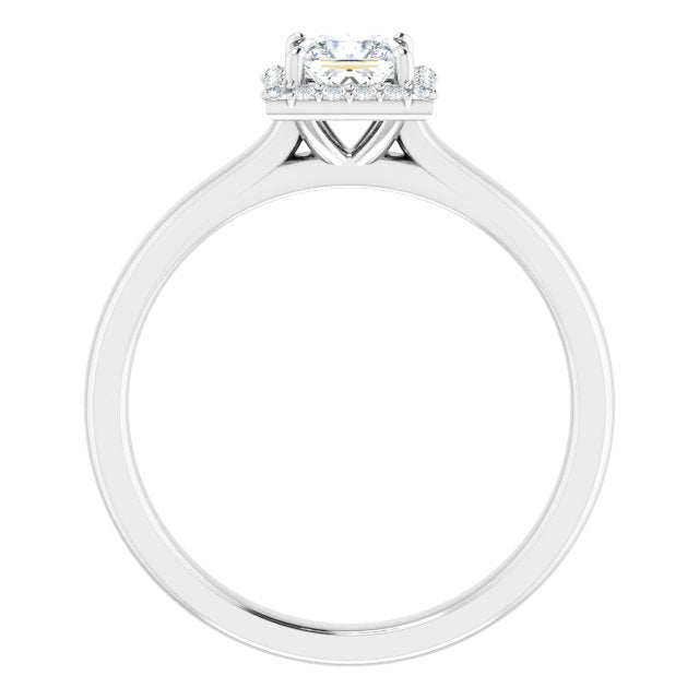 Halo-Style Engagement Ring