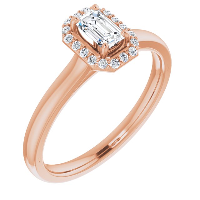 Halo-Style Engagement Ring