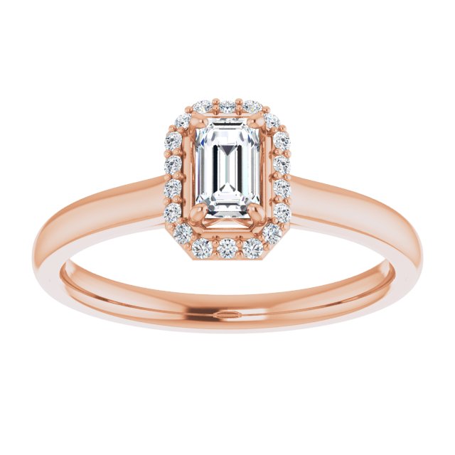 Halo-Style Engagement Ring