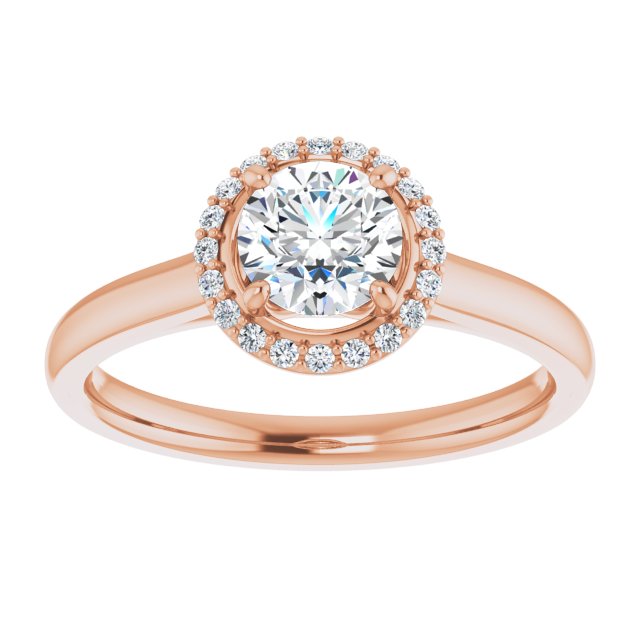Halo-Style Engagement Ring