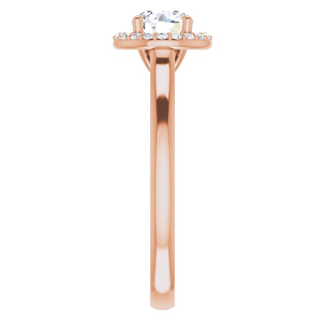 Halo-Style Engagement Ring