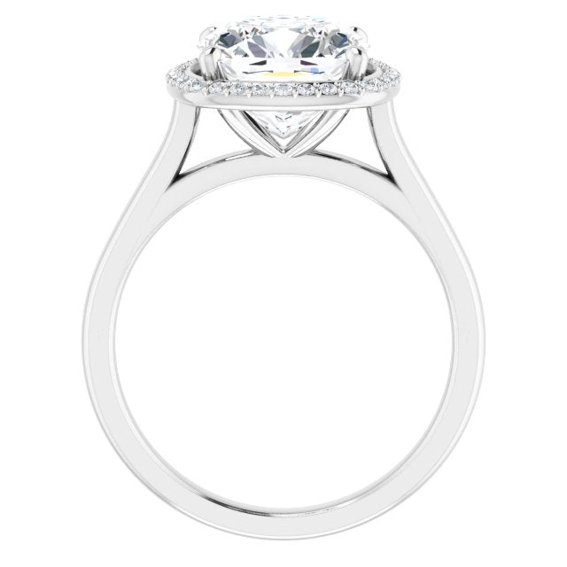 Halo-Style Engagement Ring