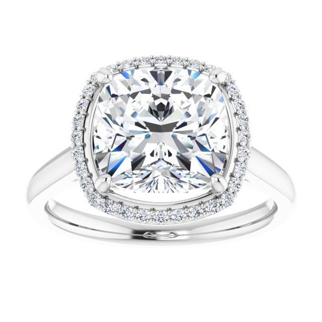 Halo-Style Engagement Ring