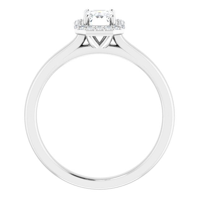 Halo-Style Engagement Ring