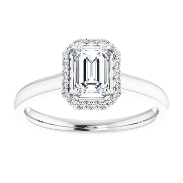 Halo-Style Engagement Ring