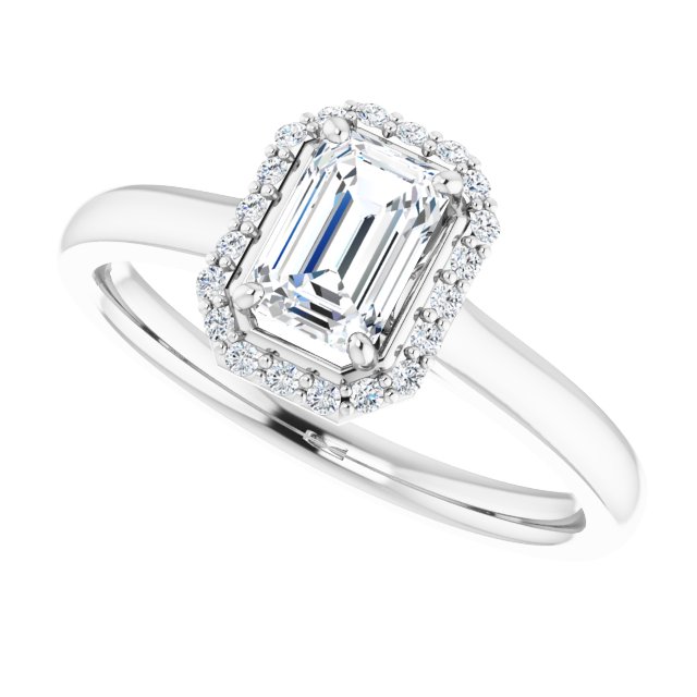 Halo-Style Engagement Ring