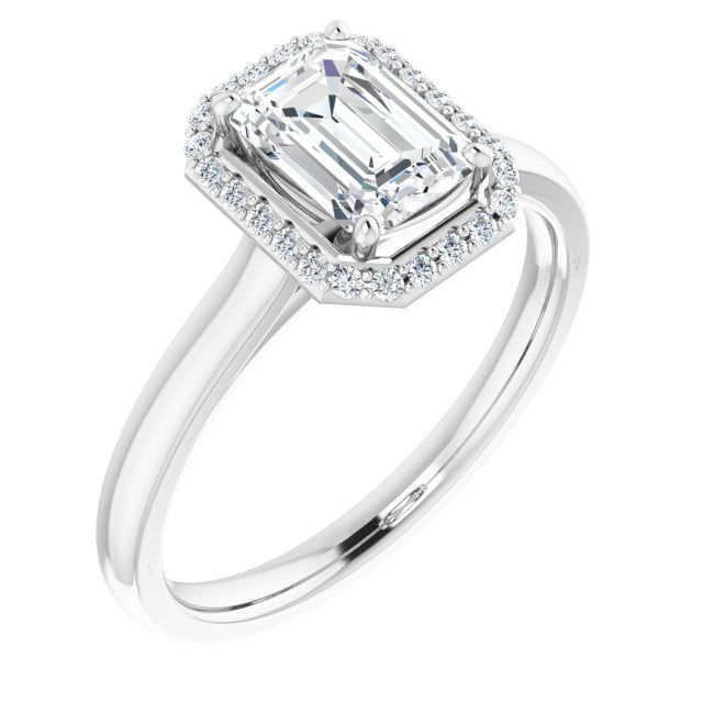 Halo-Style Engagement Ring