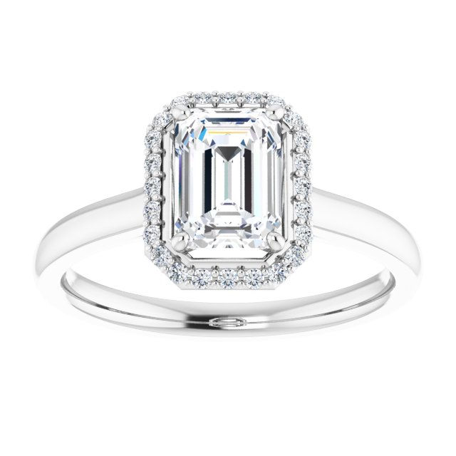 Halo-Style Engagement Ring