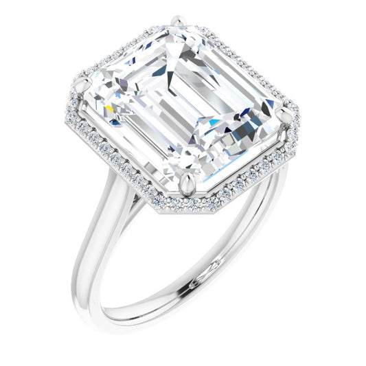 Halo-Style Engagement Ring