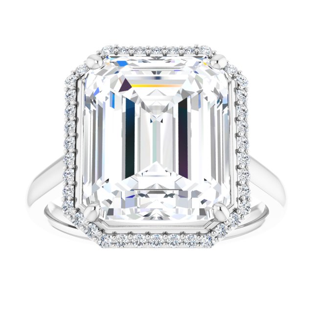 Halo-Style Engagement Ring
