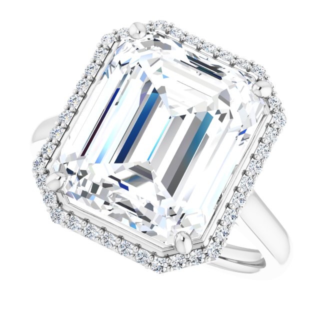 Halo-Style Engagement Ring