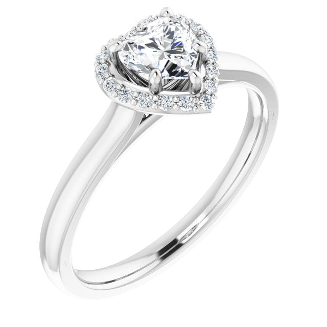 Halo-Style Engagement Ring