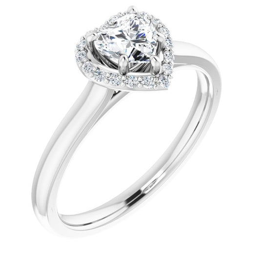 Halo-Style Engagement Ring