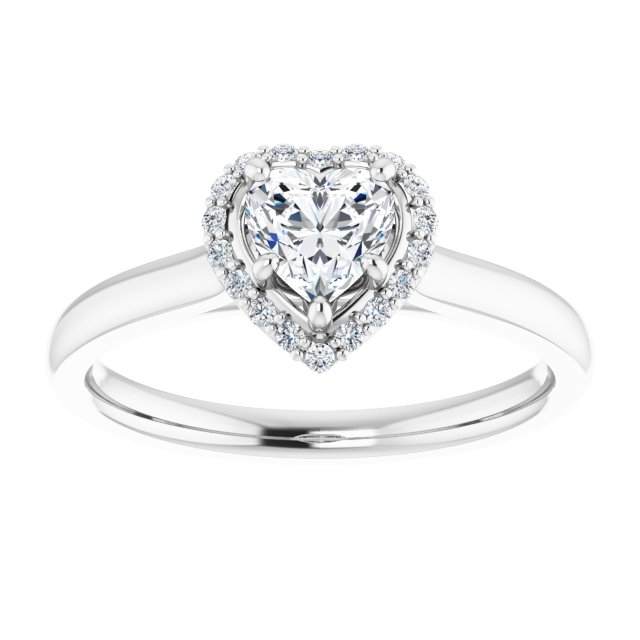 Halo-Style Engagement Ring