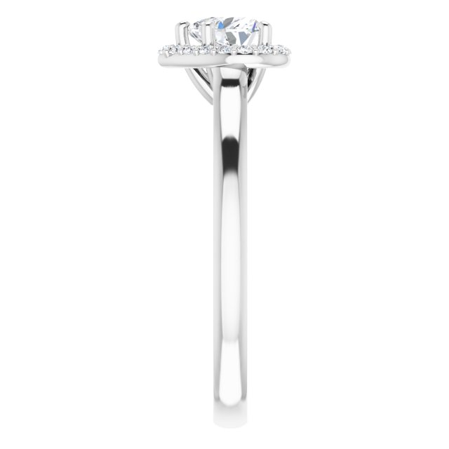 Halo-Style Engagement Ring