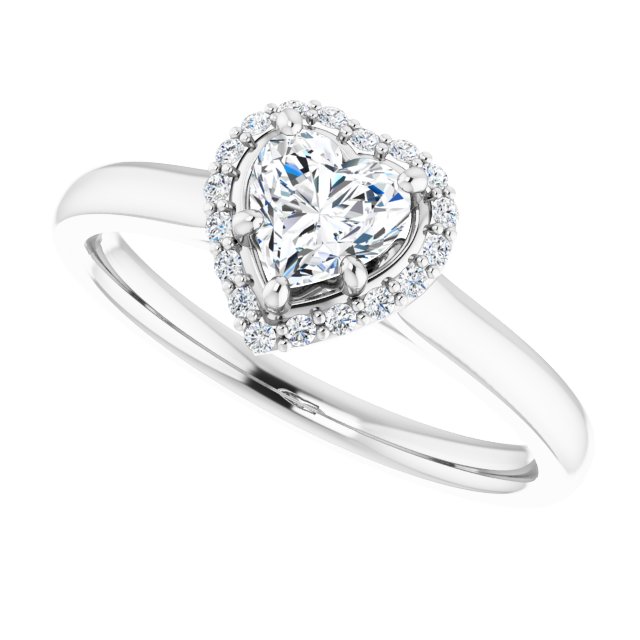 Halo-Style Engagement Ring