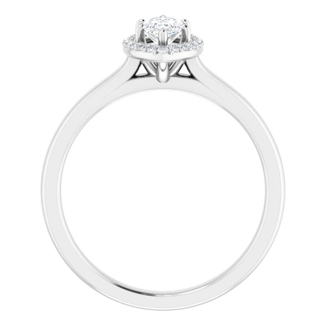 Halo-Style Engagement Ring