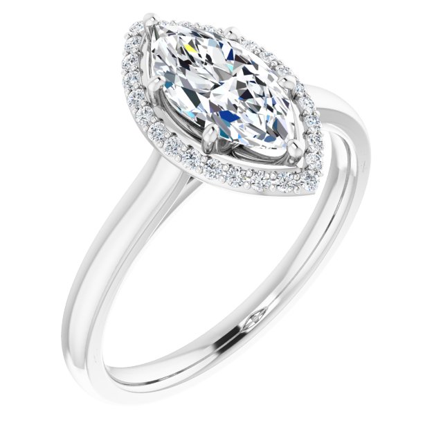 Halo-Style Engagement Ring