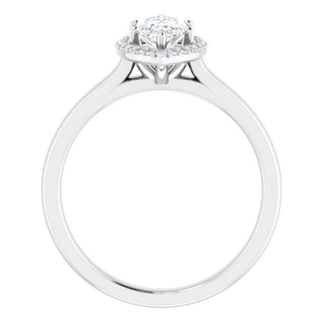 Halo-Style Engagement Ring