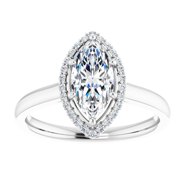 Halo-Style Engagement Ring