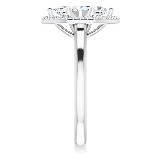 Halo-Style Engagement Ring