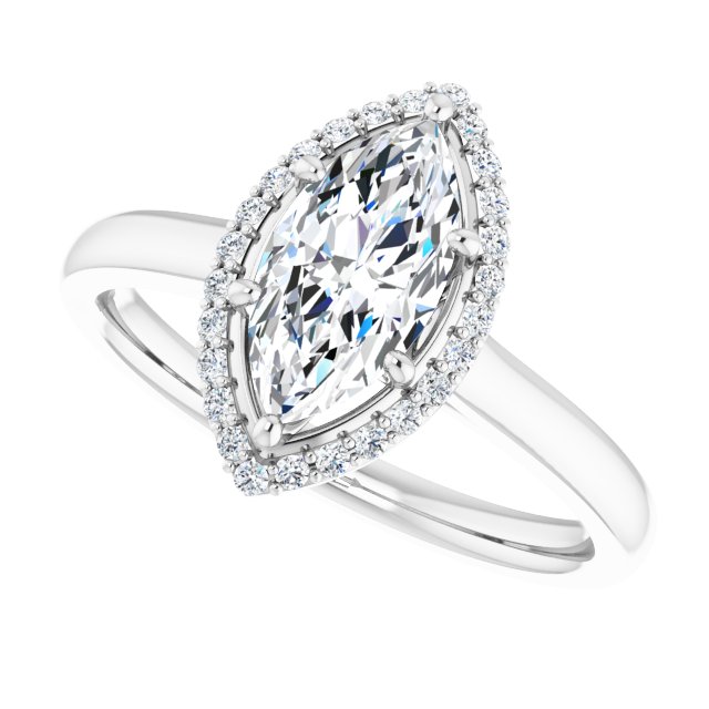 Halo-Style Engagement Ring