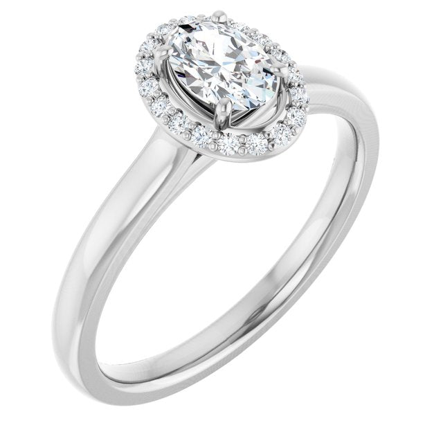 Halo-Style Engagement Ring