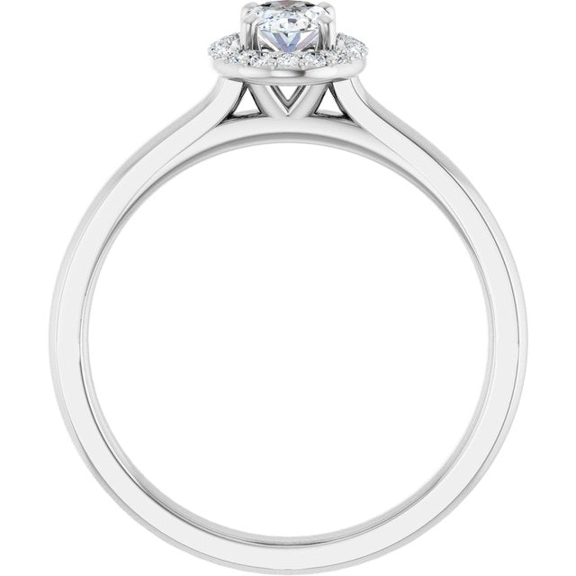 Halo-Style Engagement Ring
