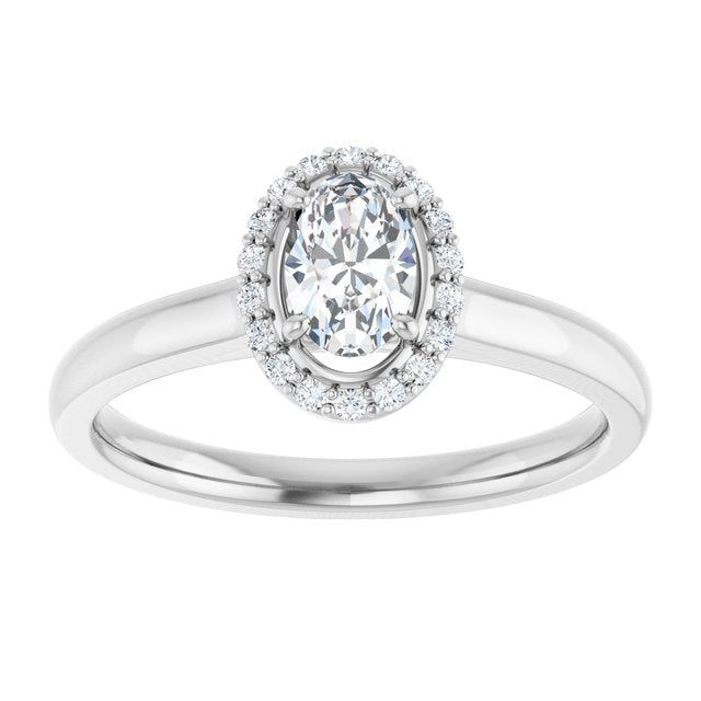 Halo-Style Engagement Ring