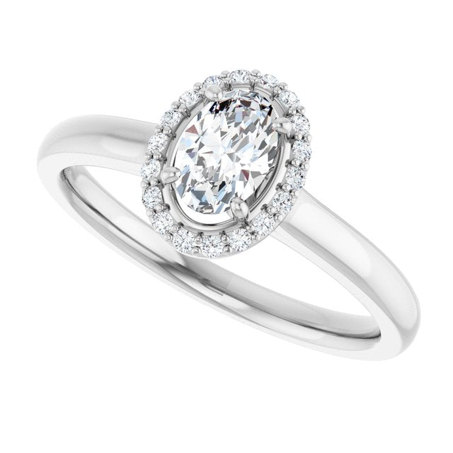 Halo-Style Engagement Ring