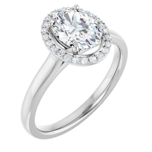 Halo-Style Engagement Ring