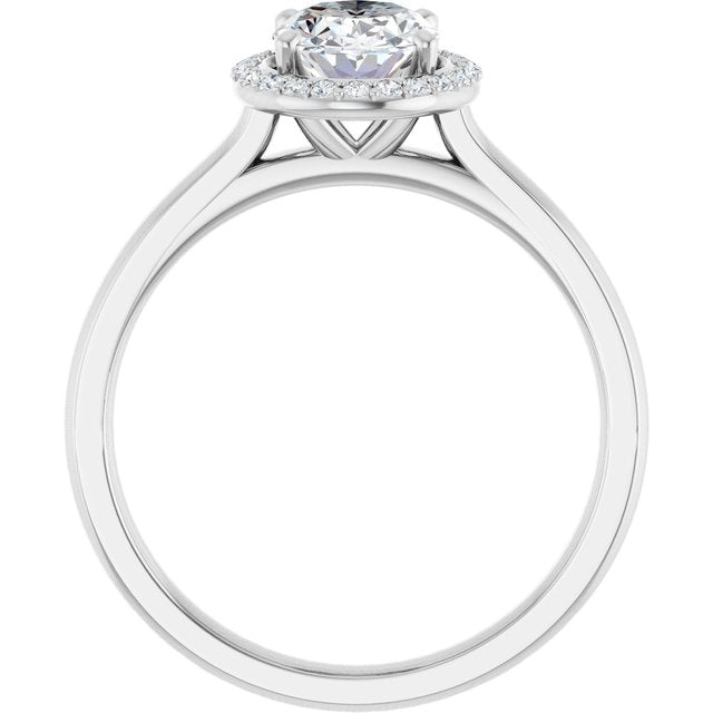 Halo-Style Engagement Ring