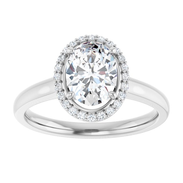 Halo-Style Engagement Ring