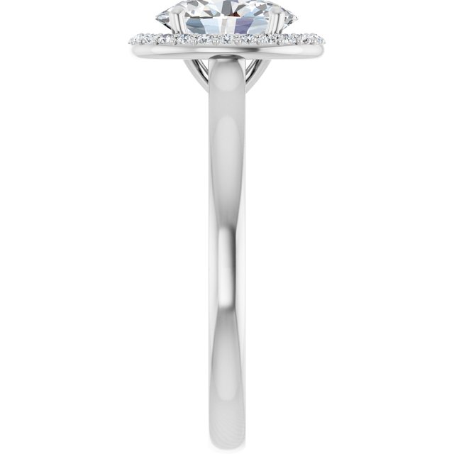 Halo-Style Engagement Ring