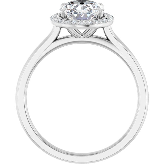 Halo-Style Engagement Ring