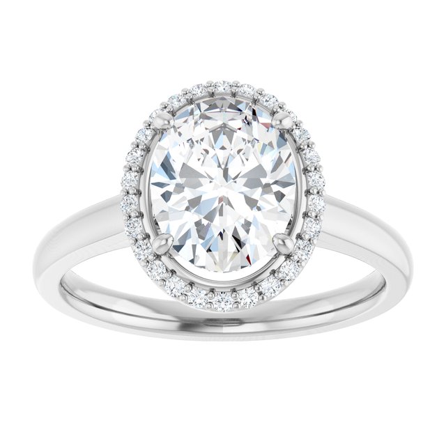 Halo-Style Engagement Ring