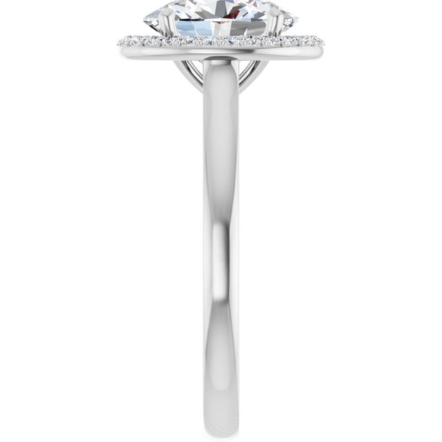 Halo-Style Engagement Ring